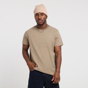 Polera Lisa Slim Manga Corta Cuello Redondo Hombre Rolly Go