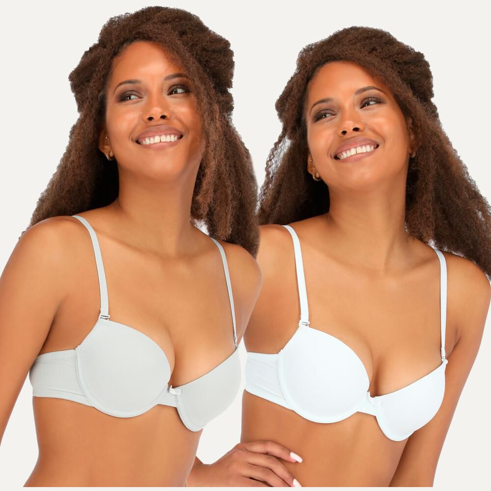 Pack Sostén Balconet Push Up Mujer Flores / 2 Unidades en Oferta | Hites.com