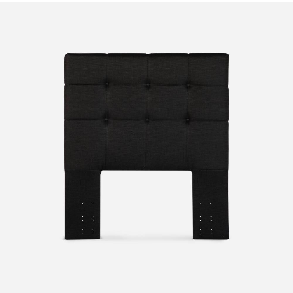 Boxet Rosen Upline / 1.5 Plazas / Base Normal + Set De Maderas Issey Grafito image number 1.0