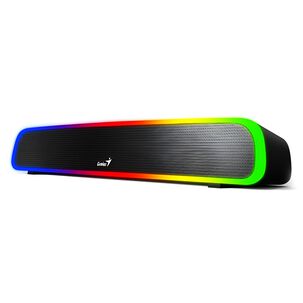 Barra De Sonido Rgb Con Bluetooth Genius 200bt Lightning Pro