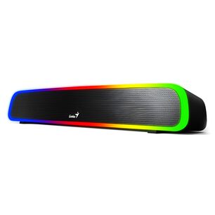 Barra De Sonido Rgb Con Bluetooth Genius 200bt Lightning Pro