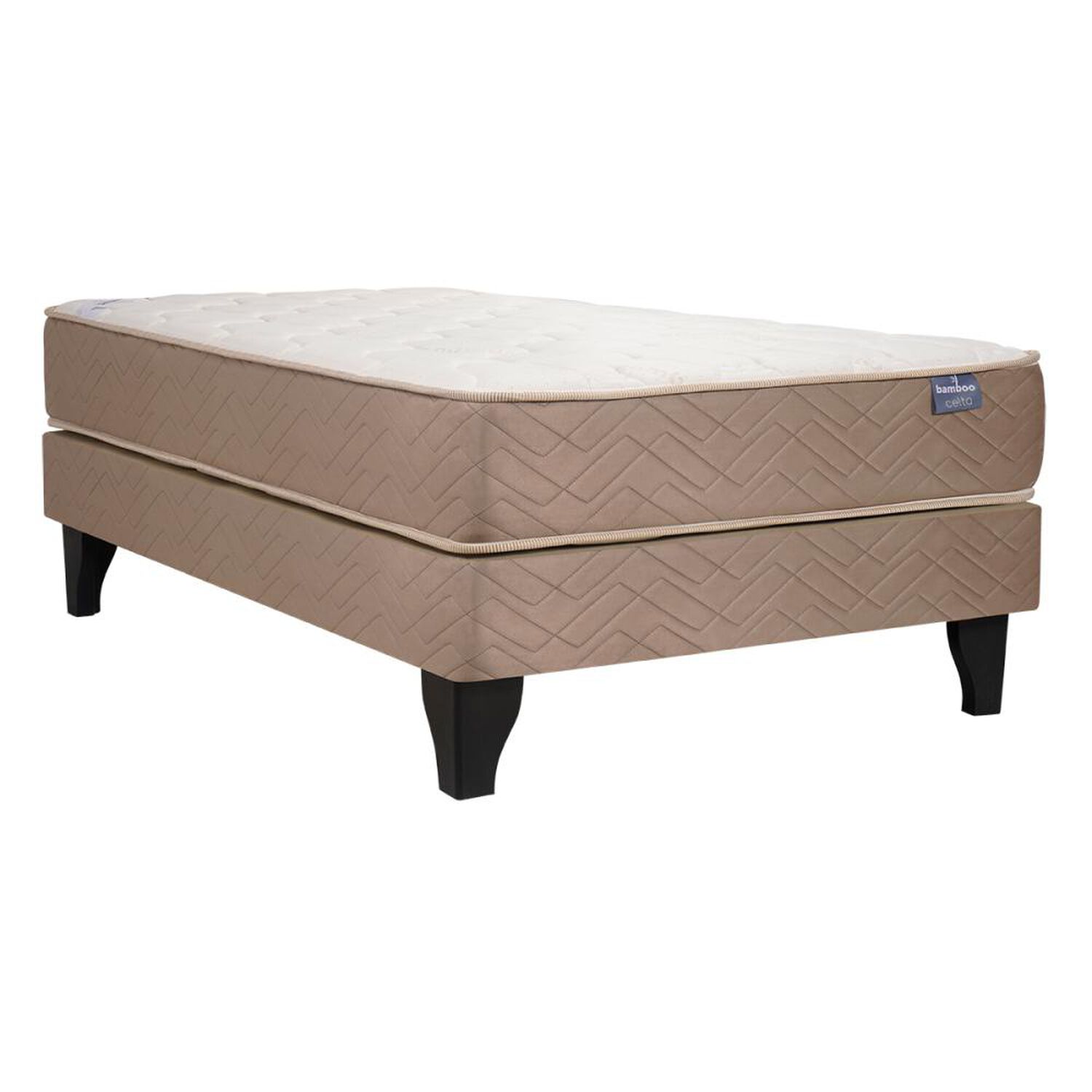 Cama Europea Celta Bamboo / 1.5 Plazas / Base Normal image number 0.0