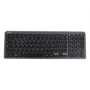 Teclado Inal&aacute;mbrico Cygna Slim Grafito Levo