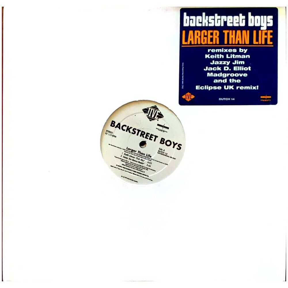 Backstreet Boys - Larger Than Life (2lp)| 12" Maxi Single Usado image number 0.0
