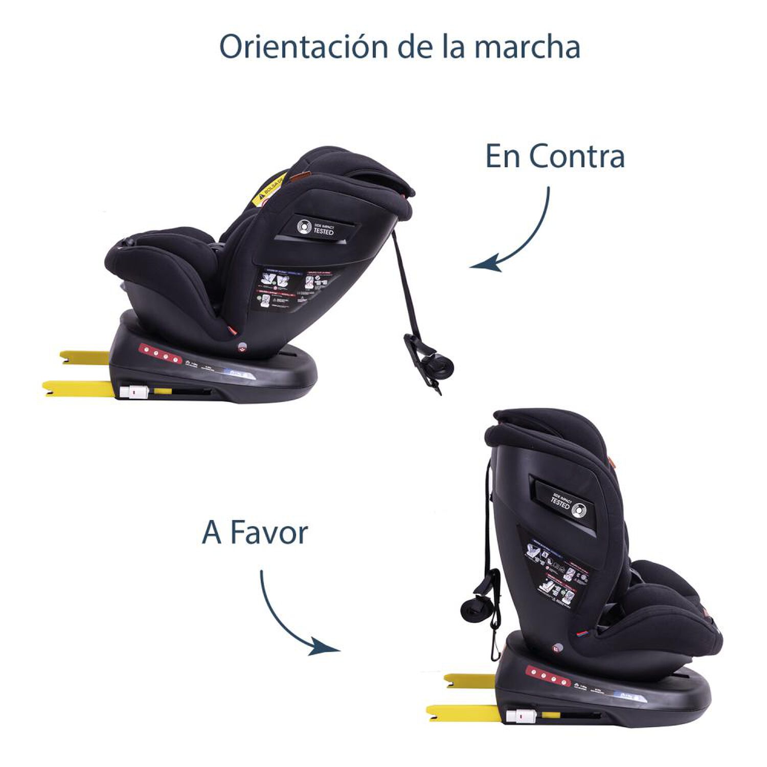 Silla De Auto Bebesit Convertible Isofix Supra 360&ordm; Premium Negro image number 5.0