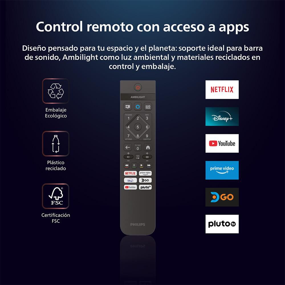Led 85" Philips 85PUD8209 / Ultra HD 4K / Smart TV image number 7.0