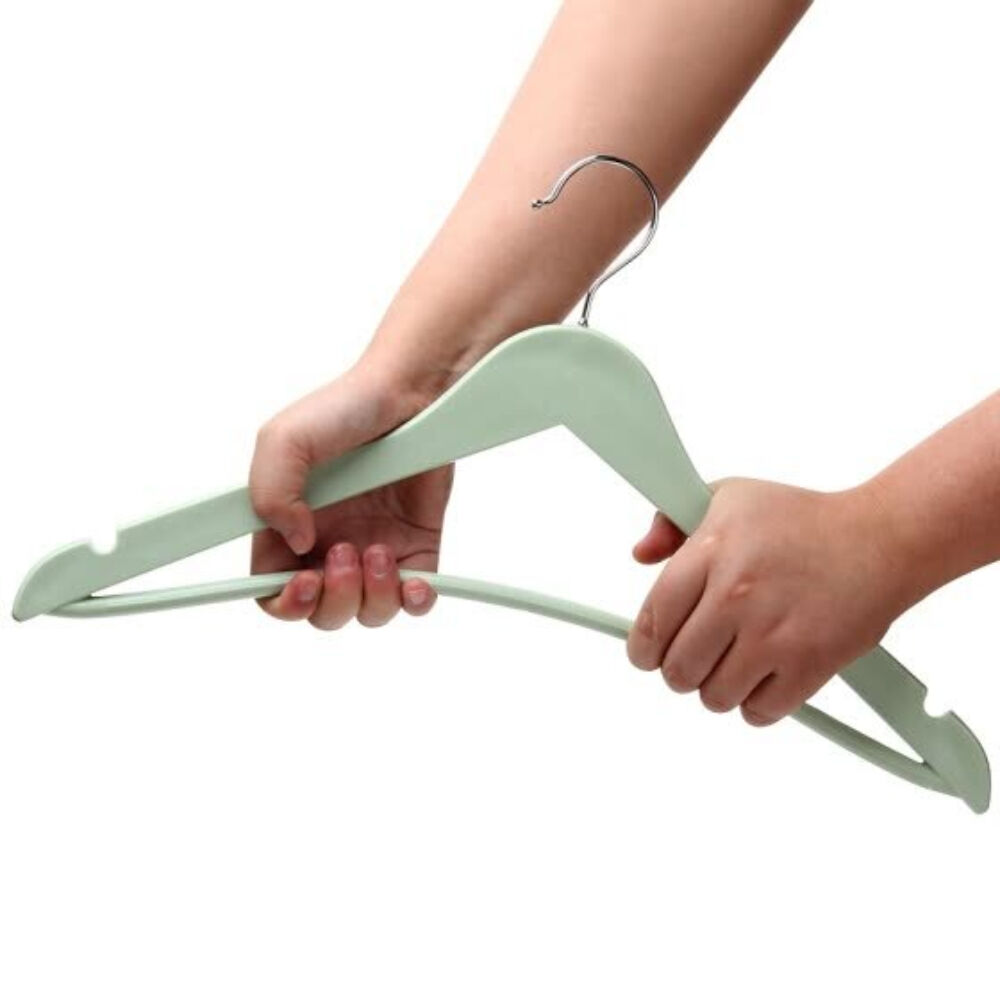 Ganchos Antideslizantes Para Ropa Color Pastel (30 Unidades) image number 4.0