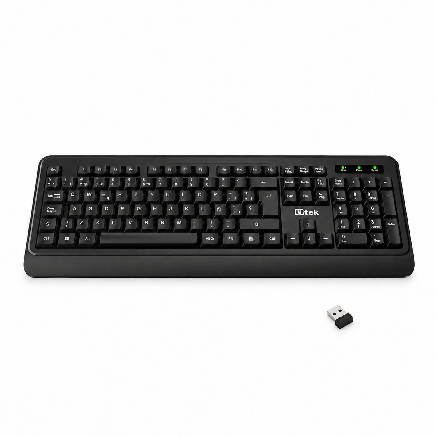 Teclado Inal&aacute;mbrico Con Receptor Nano Usb 2g Multiplataforma image number 2.0