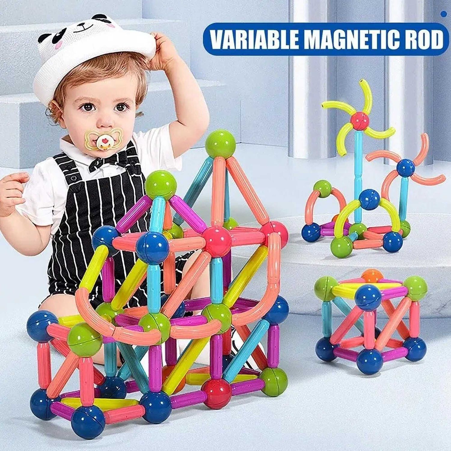 Set Juguete De Imanes Did&aacute;cticos Para Ni&ntilde;os 42 Piezas image number 2.0