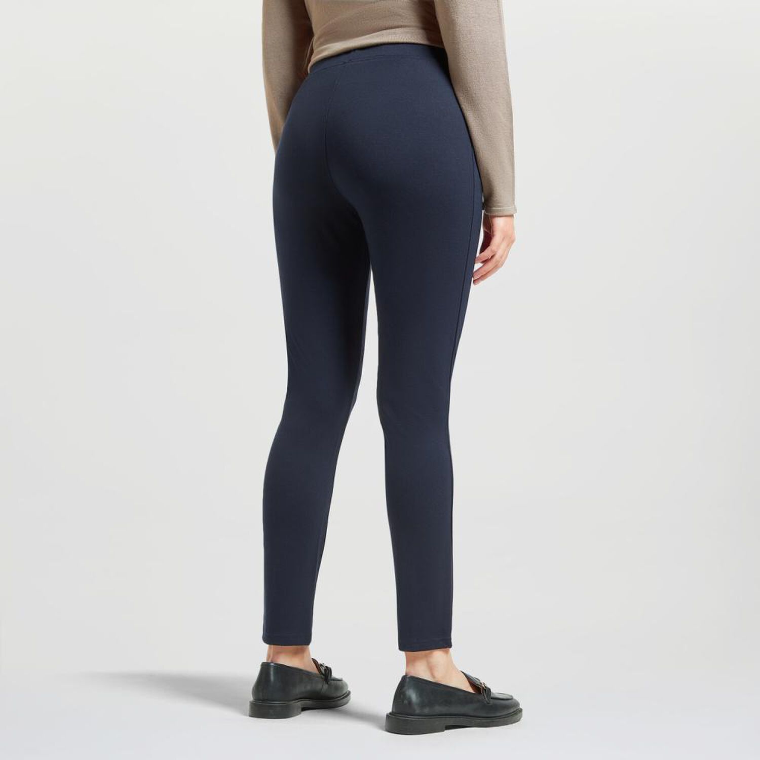 Calza Aplicaci&oacute;n Cierre Tiro Alto Skinny Mujer Lesage image number 3.0