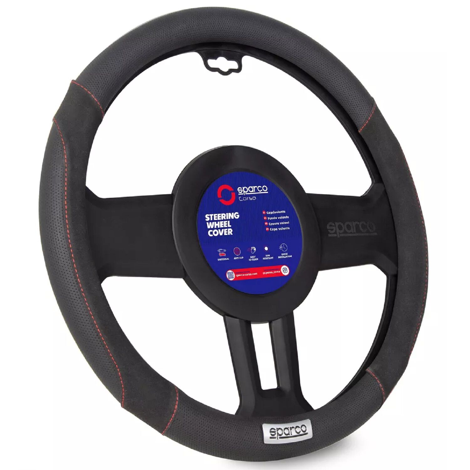 Cubre Volante Universal Auto Spc1112bk image number 0.0