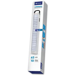 Lampara De Emergencia Recargable De 63 Led 10hr De Autonom&iacute;a