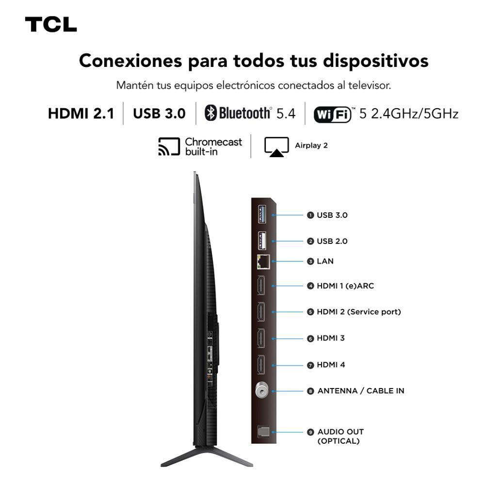 Qled 85" TCL 85P8K / Ultra HD 4K / Smart TV image number 3.0