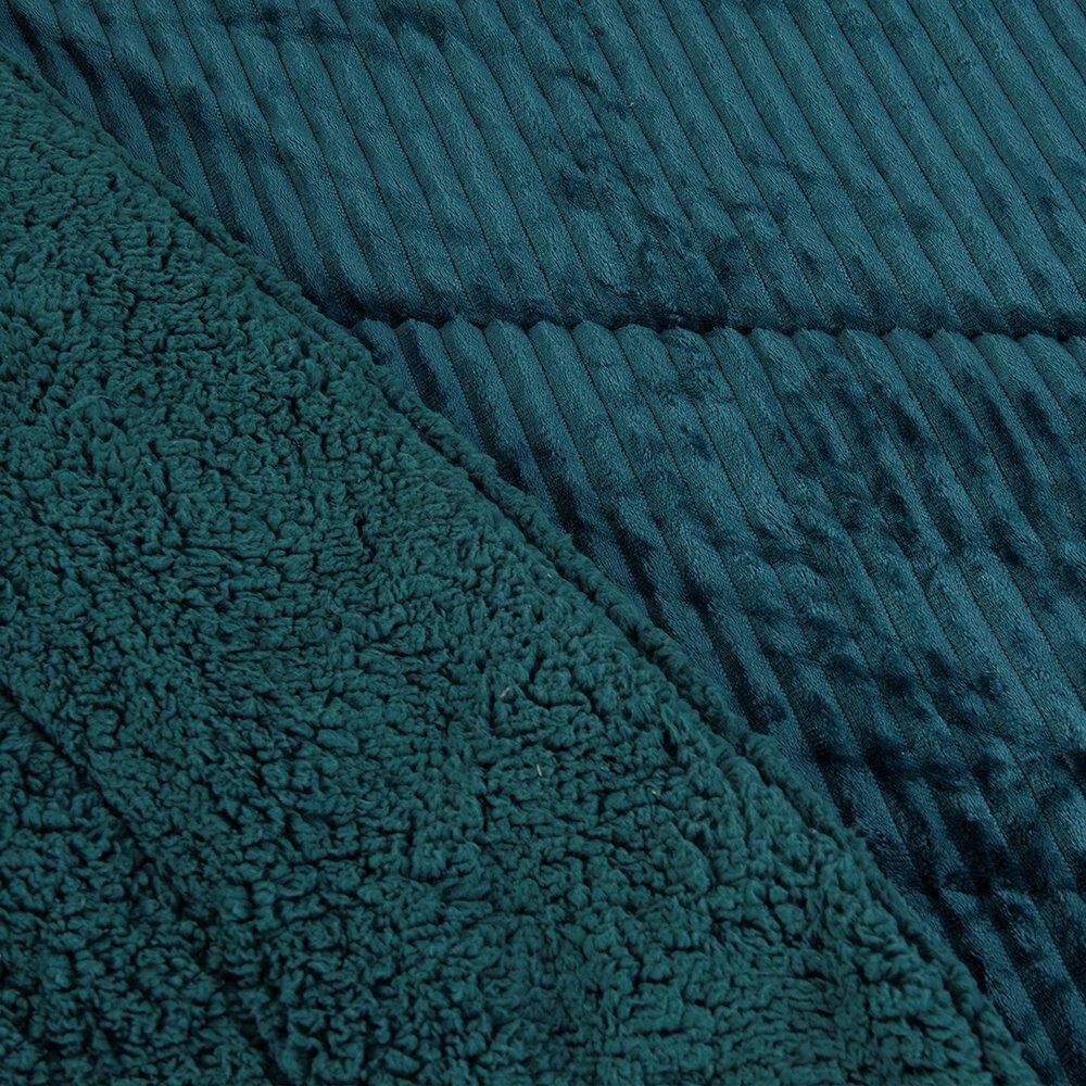 Plumon Corduroy Coral Sherpa Super King Petroleo image number 1.0