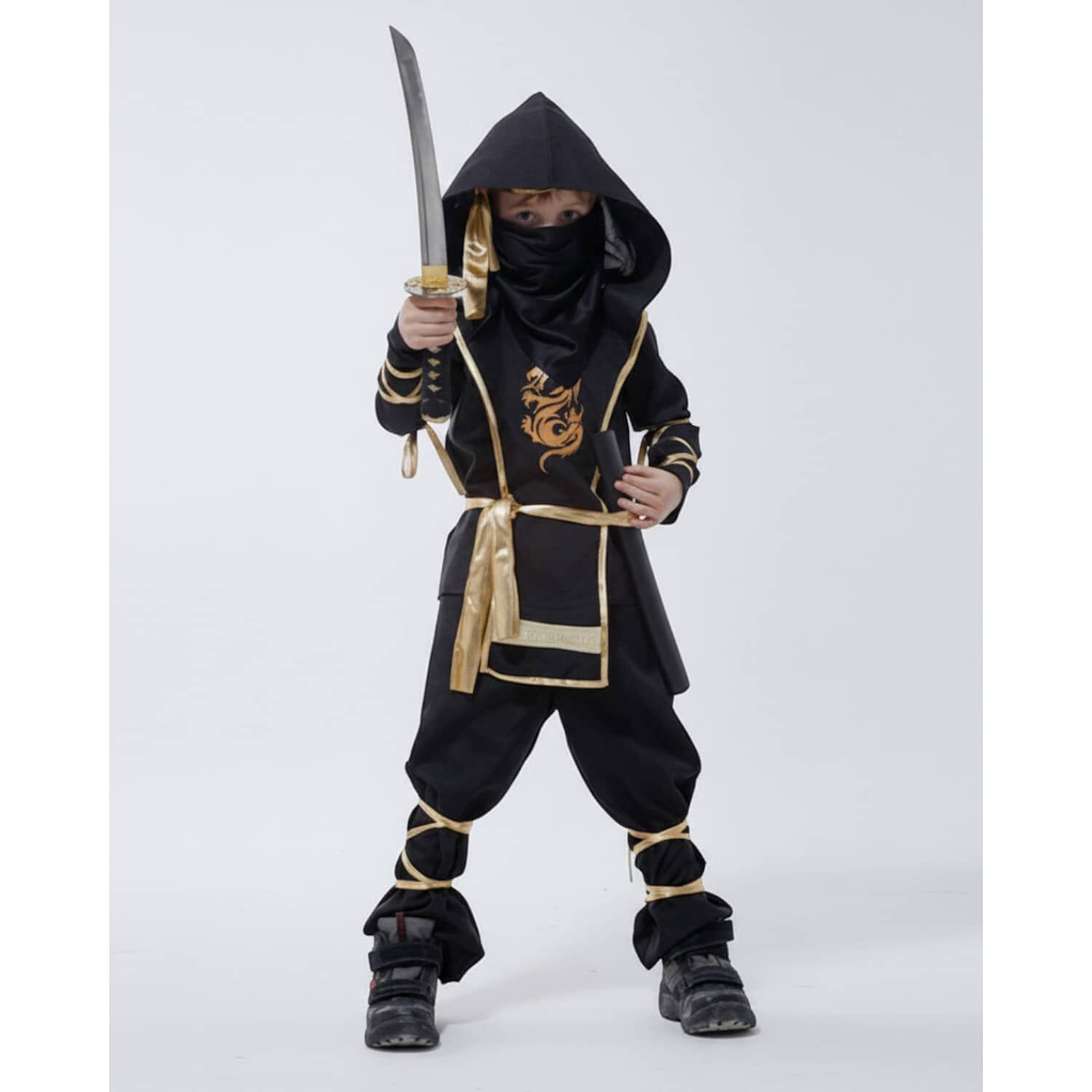 Disfraz Premium Ninja Dragon Esqueleto Camuflaje Infantil image number 2.0