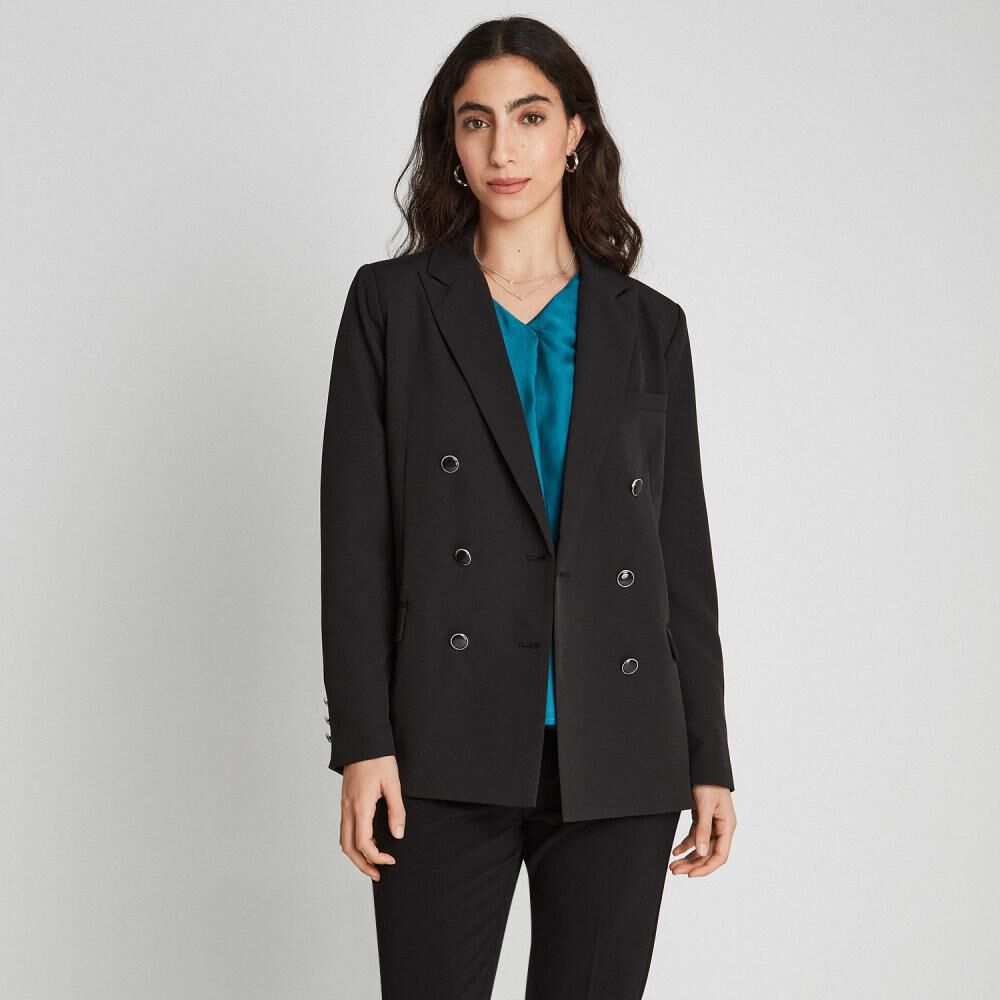 Blazer Manga Larga Cuello Solapa Mujer Lorenzo Di Pontti image number 0.0