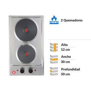 Encimera El&eacute;ctrica Ursus Trotter UT Prime E2P / 2 Quemadores