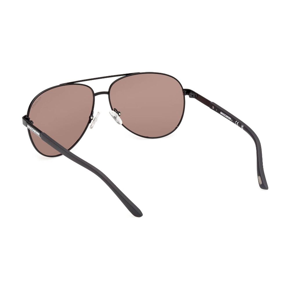 Lentes De Sol Negro Mate Polarizados Skechers image number 3.0