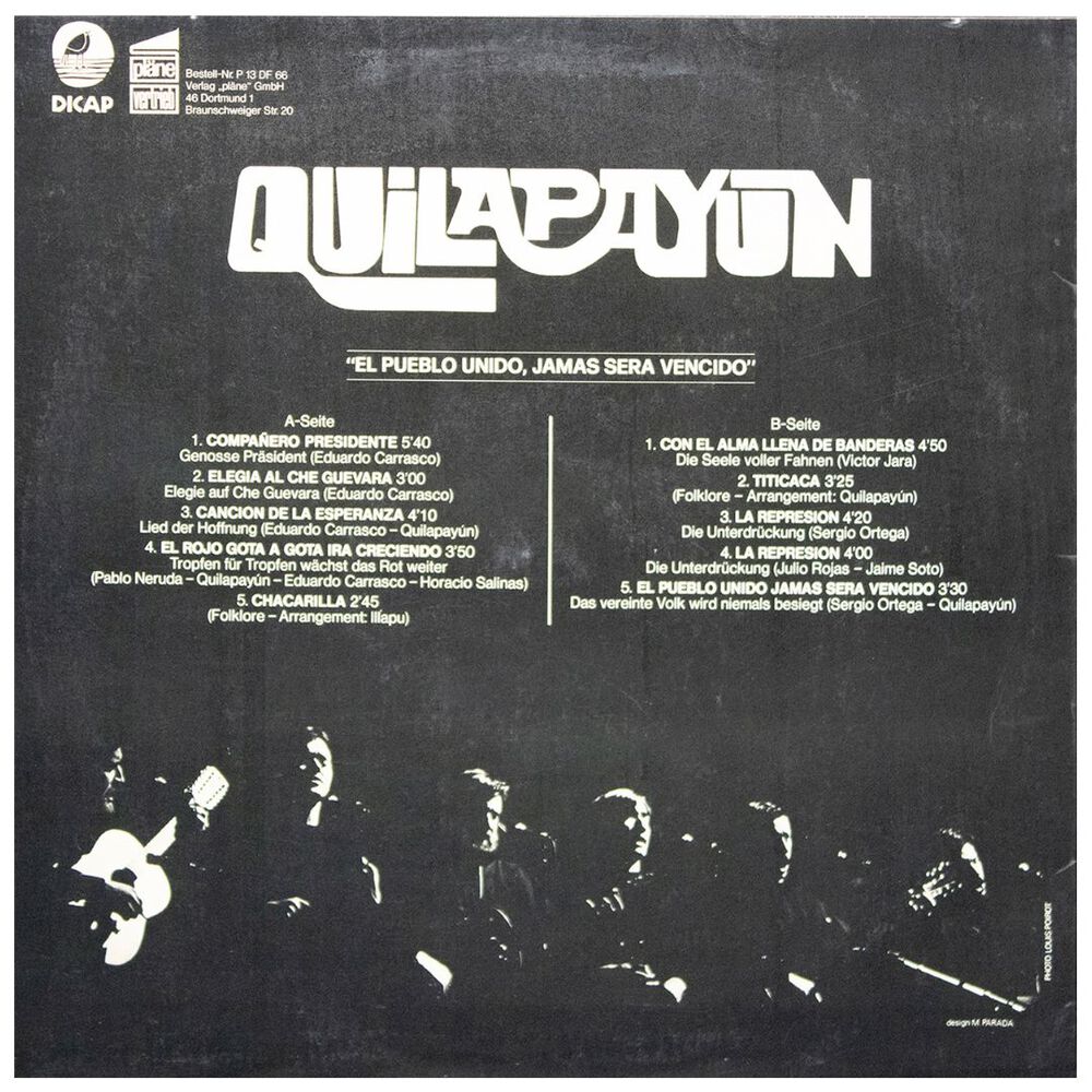 Quilapayún - El Pueblo Unido Jamás Será Vencido | Vinilo Usado image number 1.0