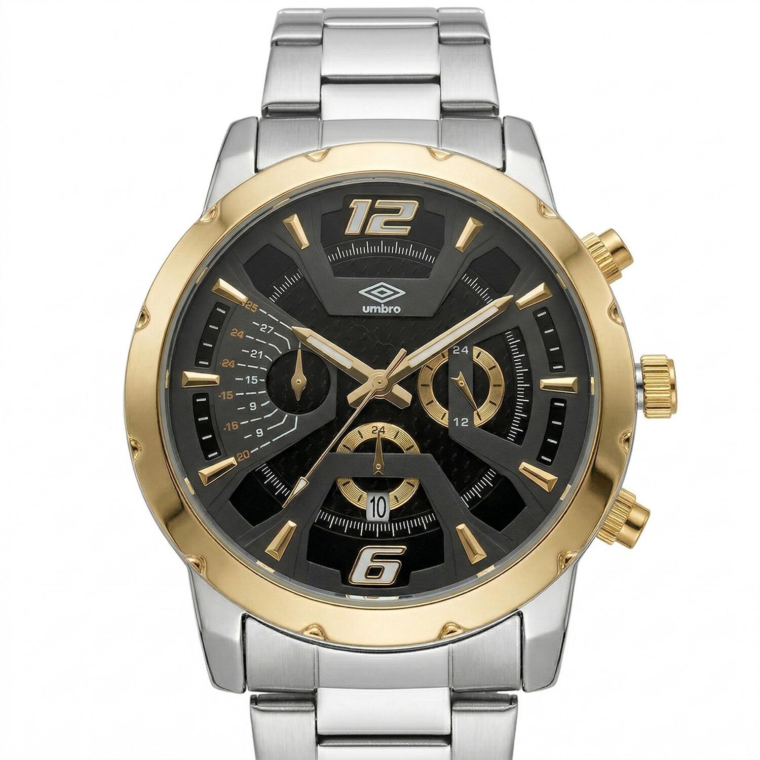Reloj An&aacute;logo Hombre Umbro Plus Plateado Umbp-1500-80 image number 0.0