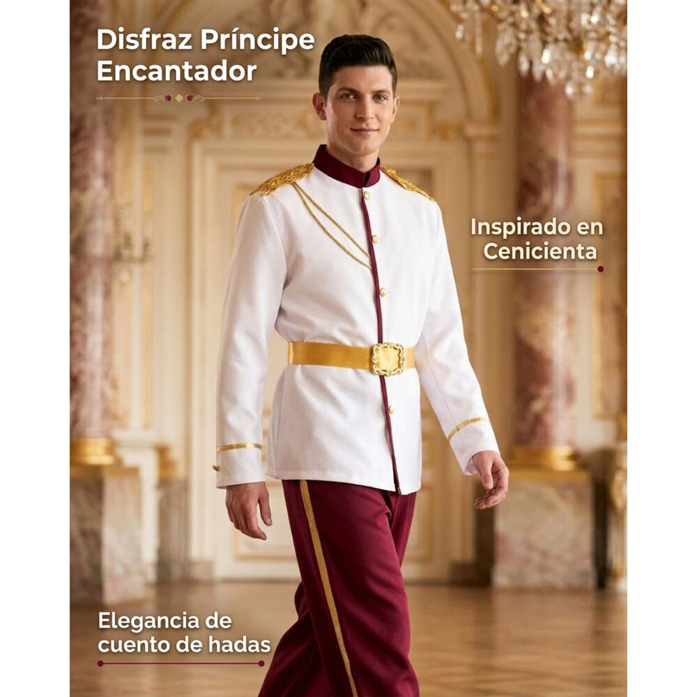 Disfraz Adulto Principe Encantador Cenicienta image number 4.0