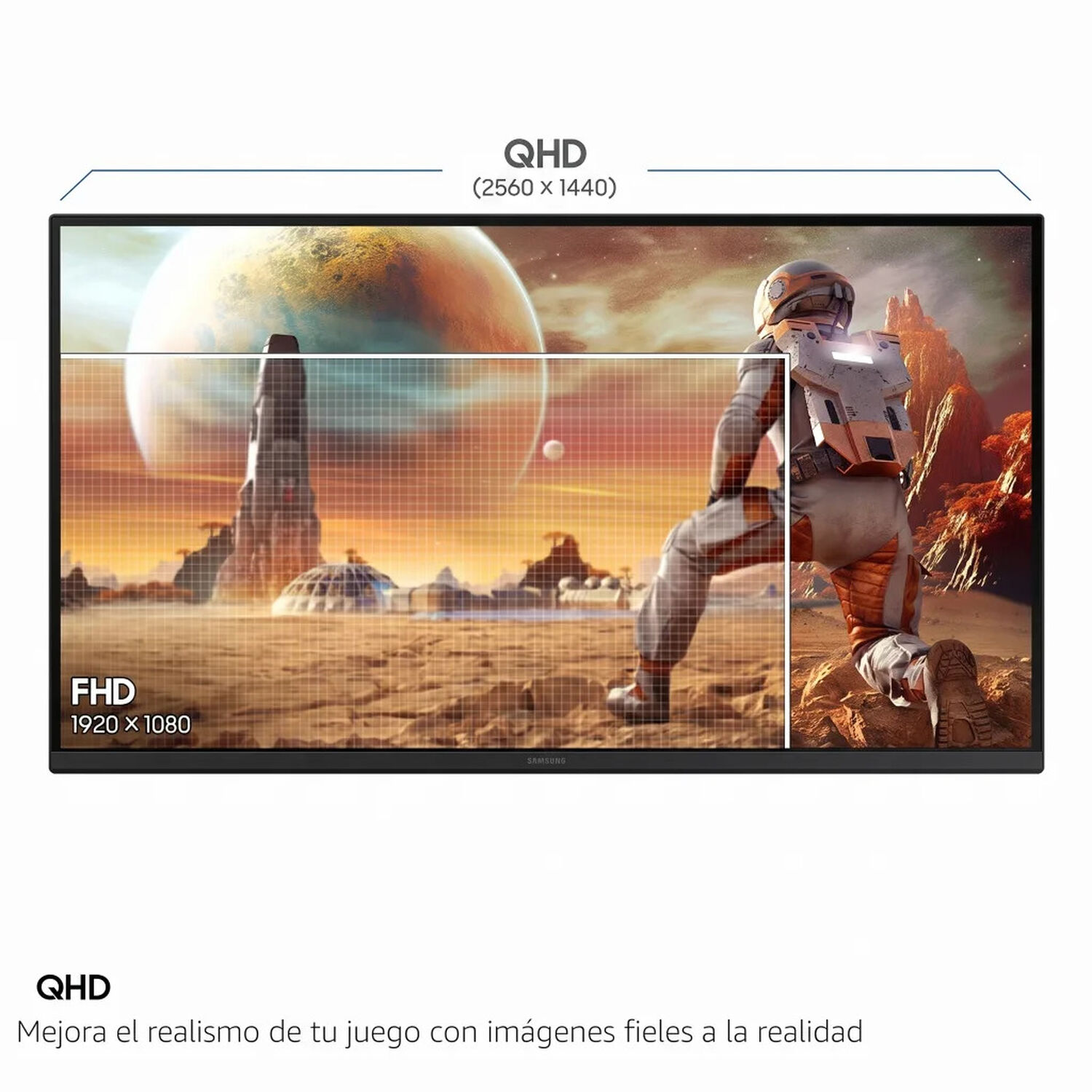 Monitor Gamer Samsung Odyssey G5 G50f 27" Qhd 2560*2440 Hdmi 180hz 1ms Gtg - Nuevo image number 2.0