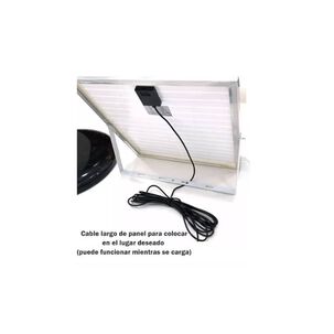 Ventilador Solar Plastico 5 Aspas