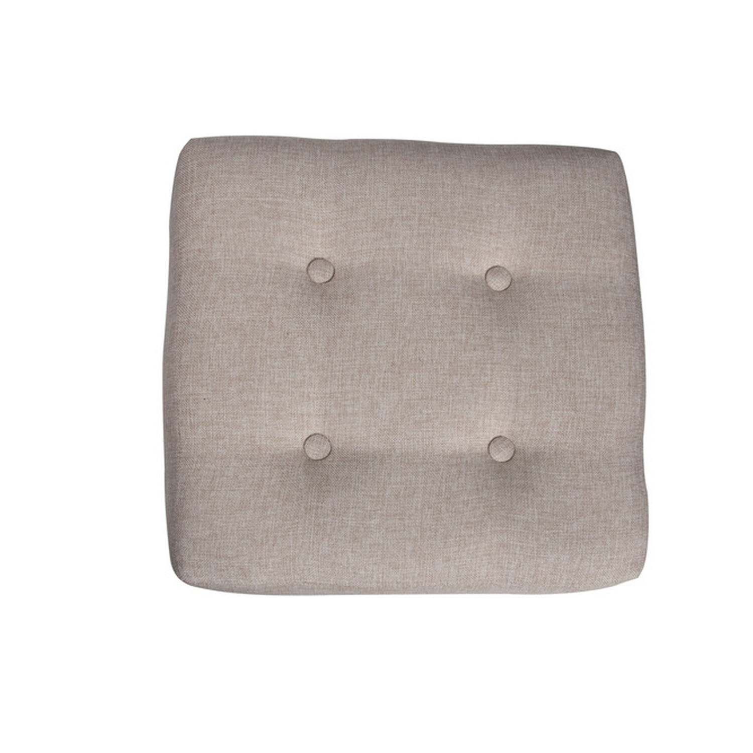 Pouf Alemania Beige Amalfi 42x42x43 Cm M&aacute;xima Design image number 2.0