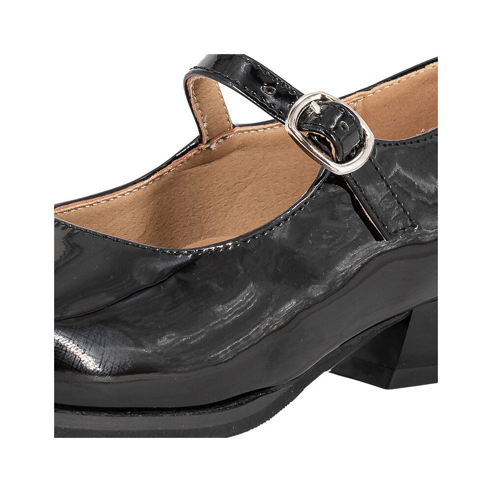 Zapato Infantil Cueca Negro Charol Alquimia image number 3.0