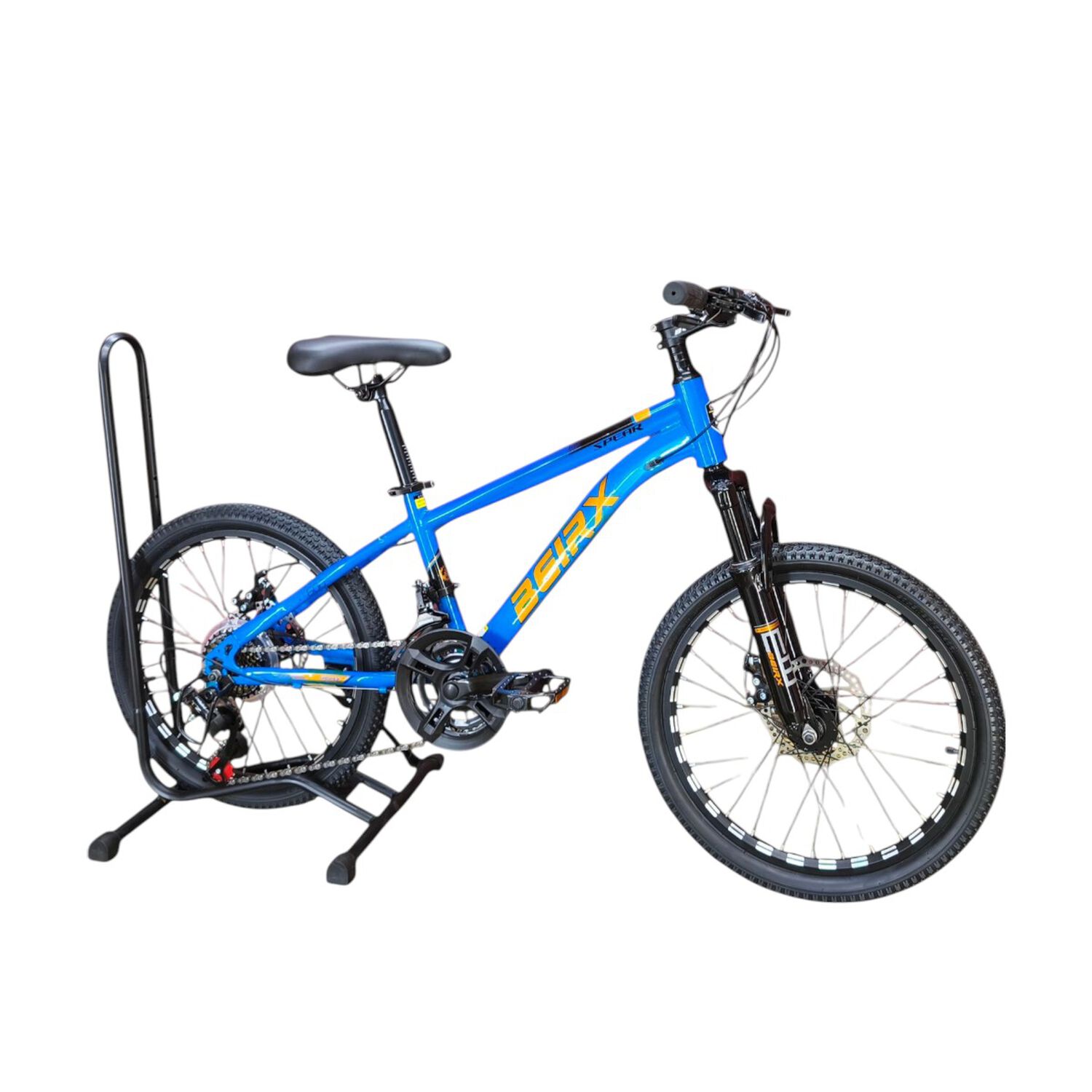 Bicicleta Aro 20 Beirx Azul Con Freno Disco Y 21 Velocidades image number 1.0