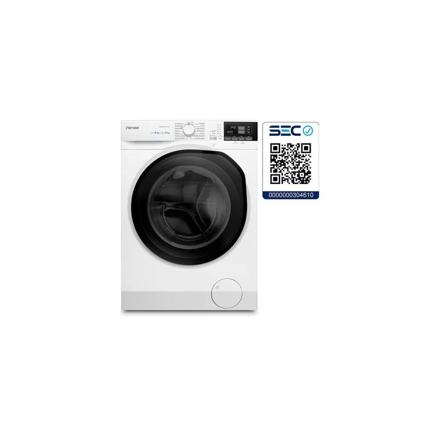 Lavadora Secadora Fensa 8kg Carga Frontal Vapour Care 8wd image number 6.0