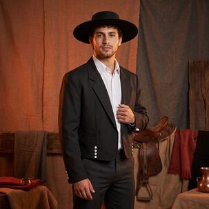 Chaqueta Tipica De Huaso Mas Sombrero Fiestas Patrias Adulto