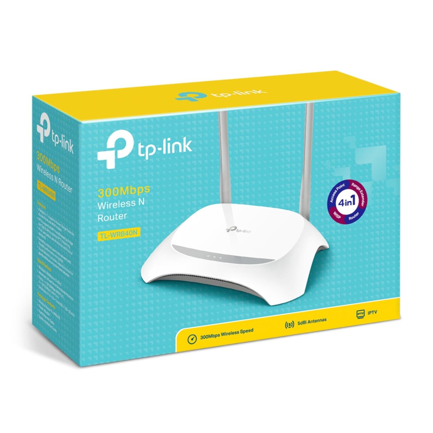 Router Inalambrico 300mbps 2 Antenas Blanco Tl-wr840n image number 3.0