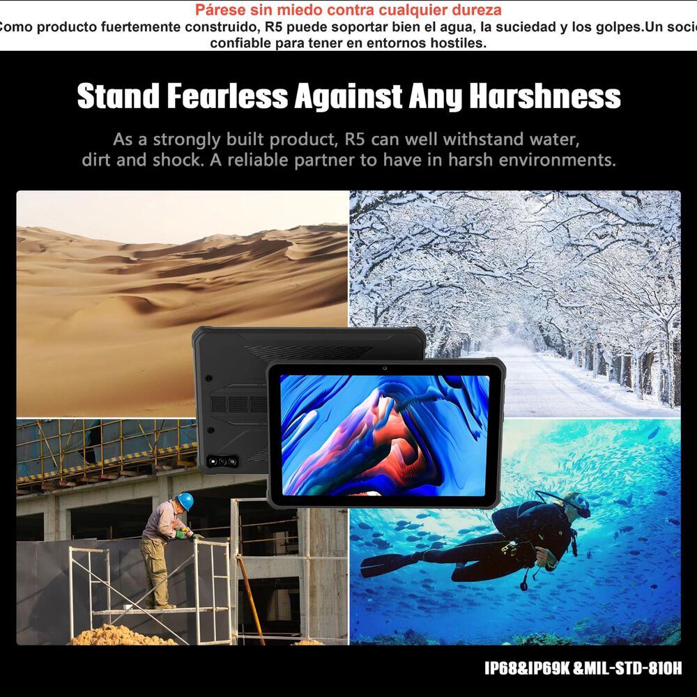 Hotwav R5 Tablet Resistente De 10.1 Con Bater&iacute;a De 15600mah Y 4g image number 6.0