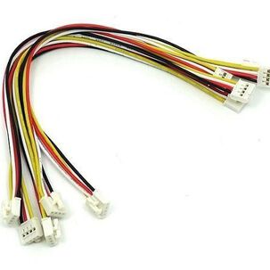 Grove - Universal 4 Pin Buckled 20cm Cable 5 Pcs Pack