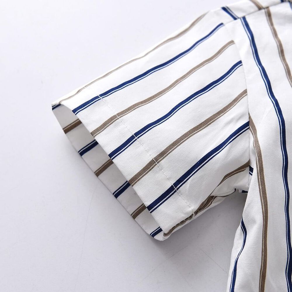 Conjunto De Vestir Con Corbatín Y Pantalón Corto 9 Meses A 5 Años image number 4.0