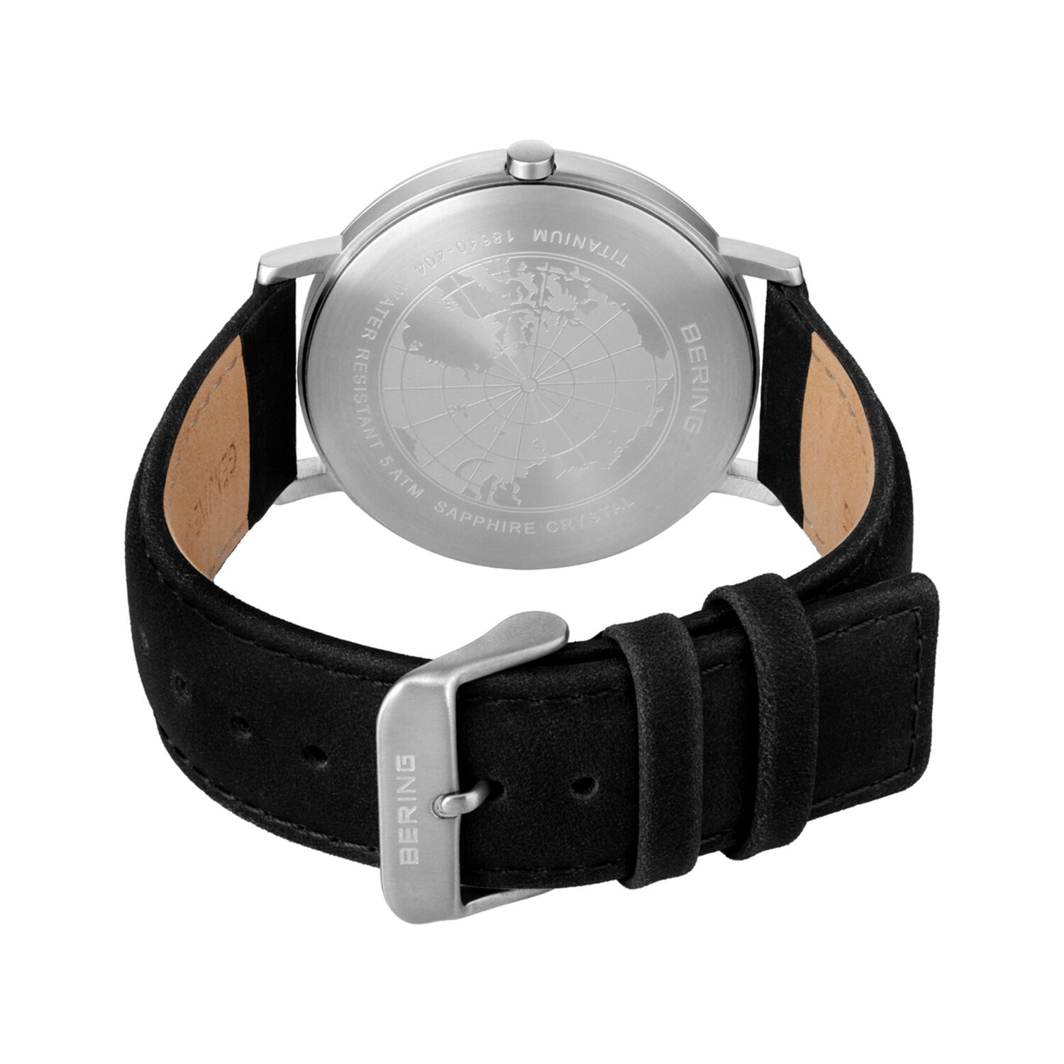 Reloj An&aacute;logo Hombre Bering Negro 18640-404 image number 2.0