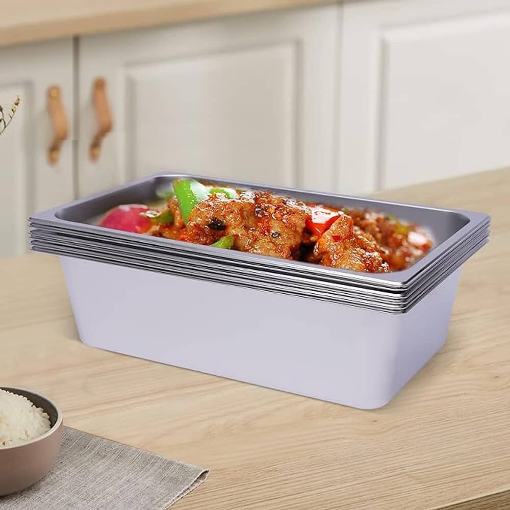 Contenedor Gastron&oacute;mico De Acero Para Cocina 33x27x15 Cm image number 3.0