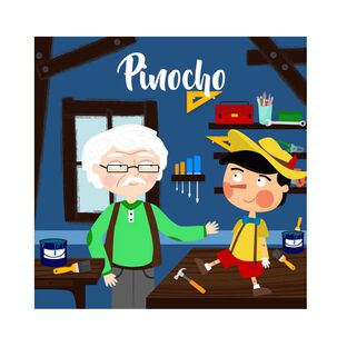 Libro De Cuento Pinocho 24 Paginas Art & Craft