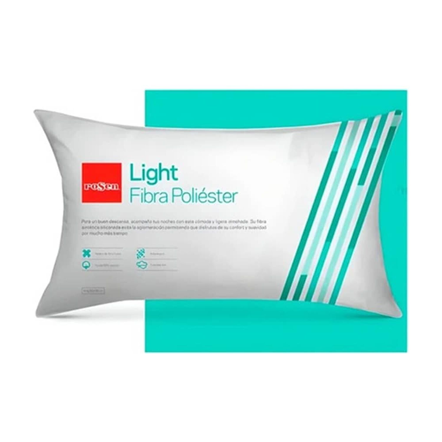 Almohadas Rosen King Pack 2 De Microfibra Light 50x90cm image number 1.0