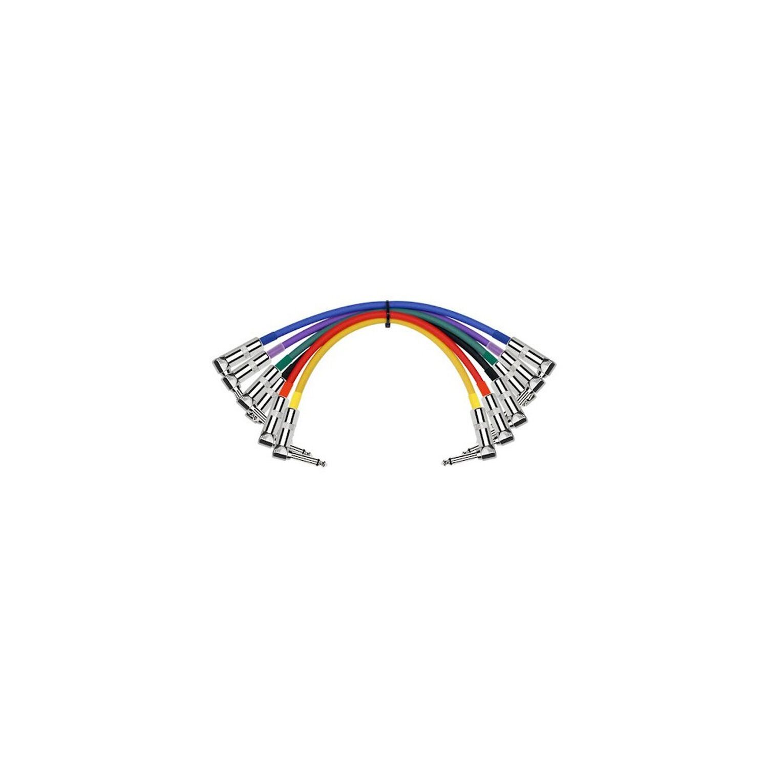 Pack 6 Cables Plug-plug Angulo Colores 0.3 Mts Ipv6-243 image number 0.0