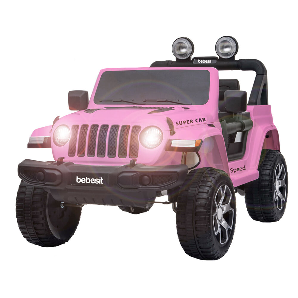 Camioneta Electrica Renegade Rosa Bebesit image number 2.0