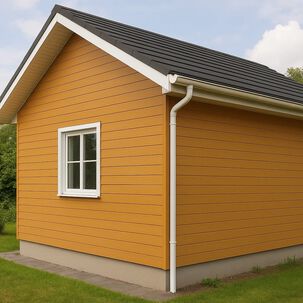 Pack De 5 Revestimientos Siding Plano Wpc Exterior Color Madera Clara