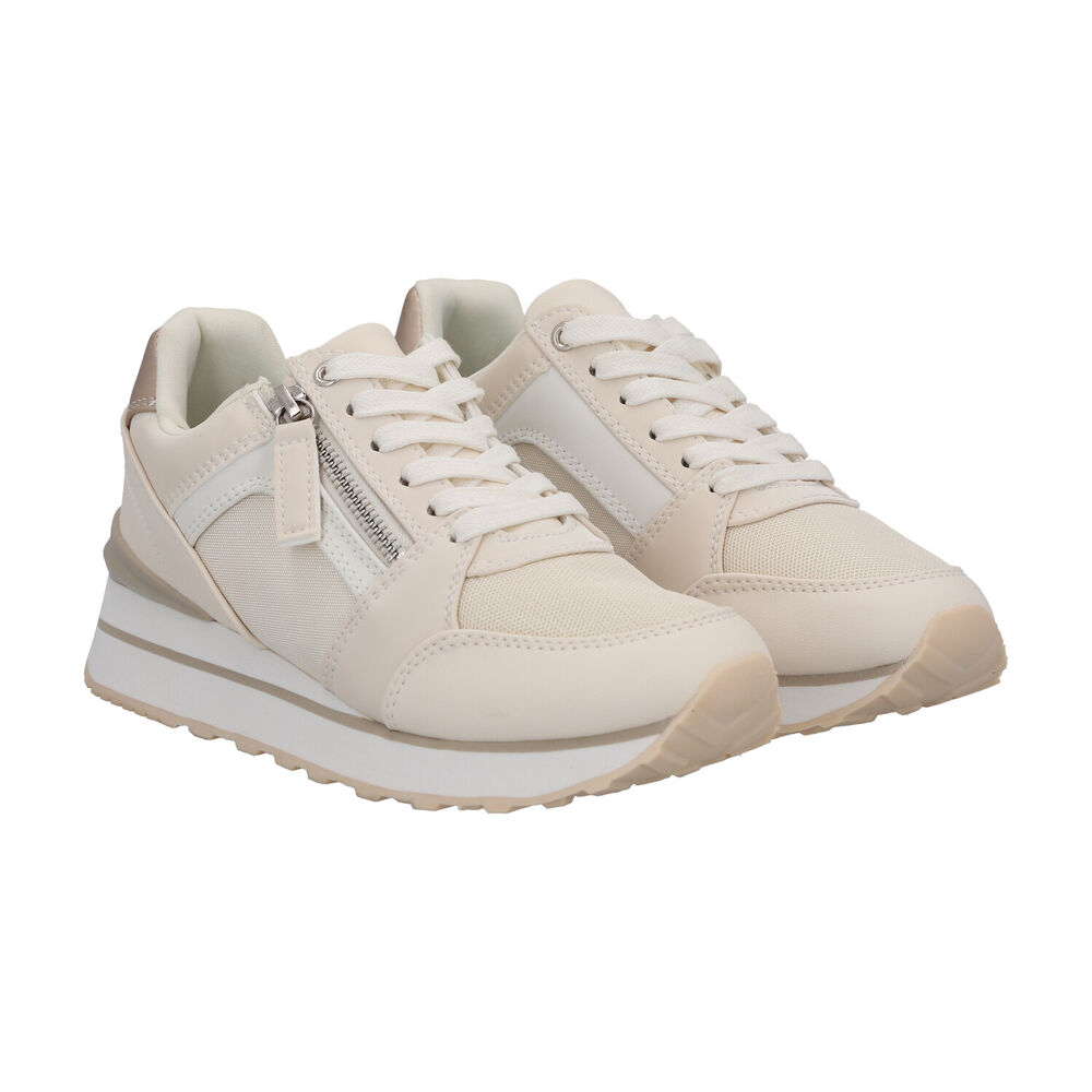 Zapatilla Urbana Mujer Beige Frida Detogni image number 3.0