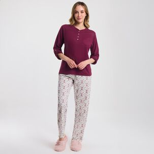 Pijama Manga Larga Mujer Lesage