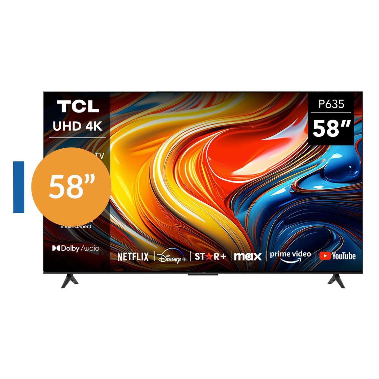 Led 58" TCL P635 / Ultra HD 4K / Smart TV image number 0.0