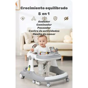 Andador Caminador 5 En 1 Con Apoya Pies Lubabycas Rojo