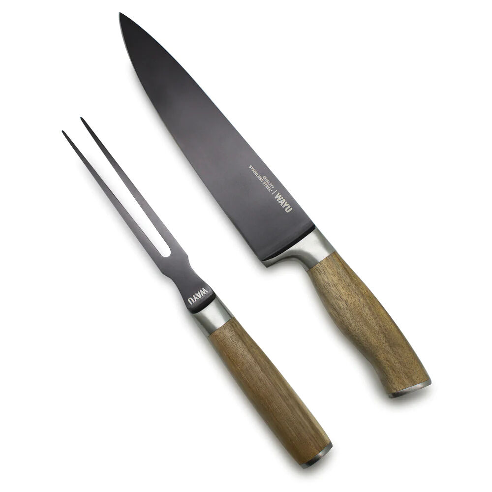 Set De Cuchillo Con Tenedor Wayu Revestimiento Antiadherente image number 3.0