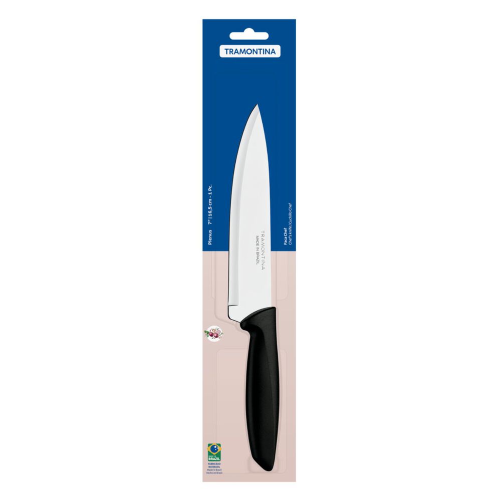 Cuchillo Chef 7 Pulgadas Acero Inoxidable Marca Tramontina image number 1.0