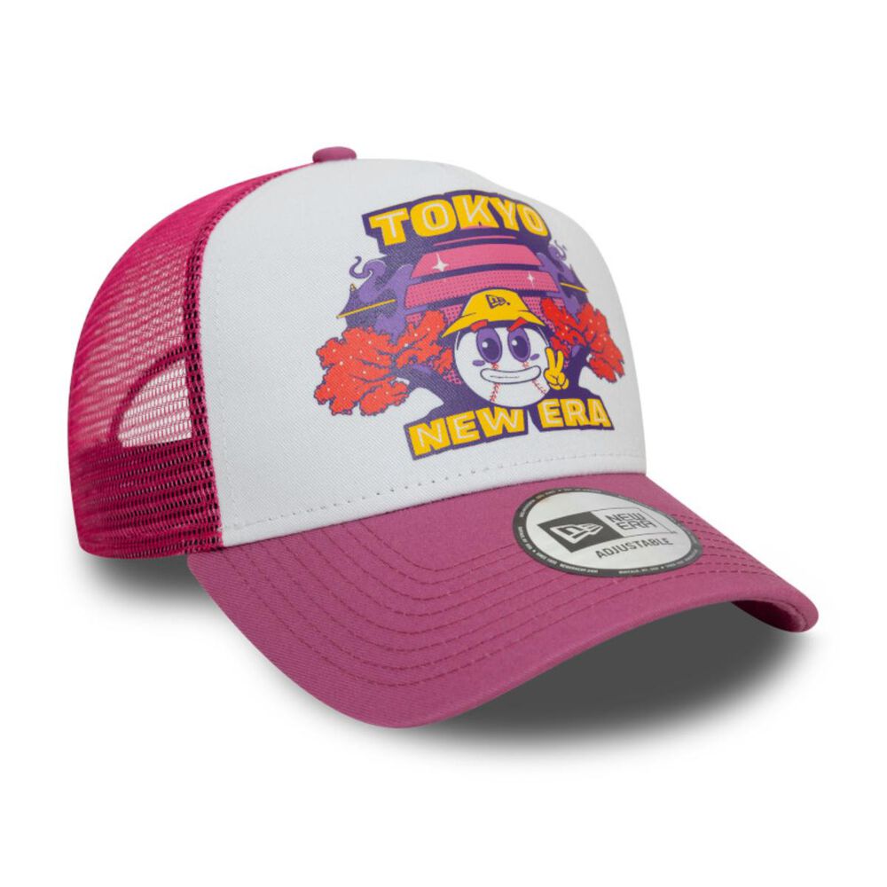 Gorra 9forty Af New Era City Graphic Med Pink image number 1.0